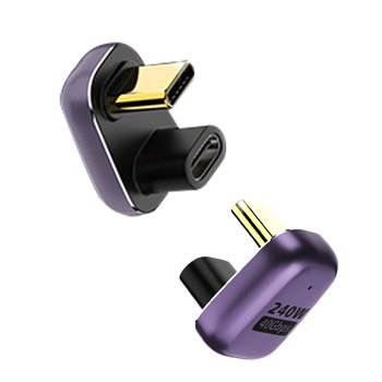 USB4 썬더볼트 호환 C to C타입 40Gbps 8K 240W U자형 초고속충전 젠더 GD23