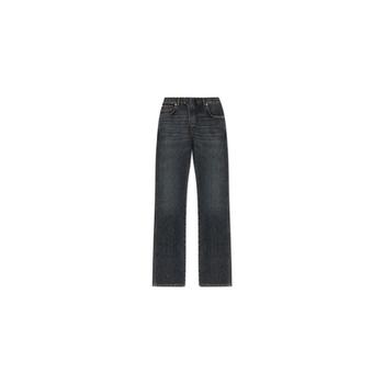 Balmain 스트레이트 레그 진 FH0MI100DF98 9CO TP949290586