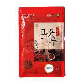 2026년  국산 예천 태양초 고춧가루 매운맛 500g