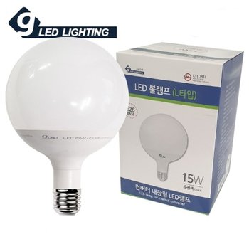 건식15W 주광색 볼램프 L타입 컨버터 LED전구_23424529