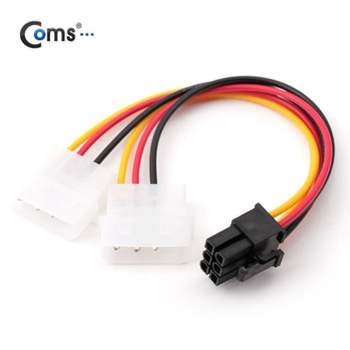 (COMS) VGA 카드용 보조전원6핀/전원젠더 12V