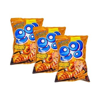 롯데웰푸드 오잉 해물맛 75g x 3개 / 진한 해물맛 과자