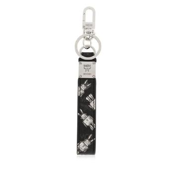 MCM 로고 프린트 손목 지갑 키체인 MXZGSTA070 BK TP974261656
