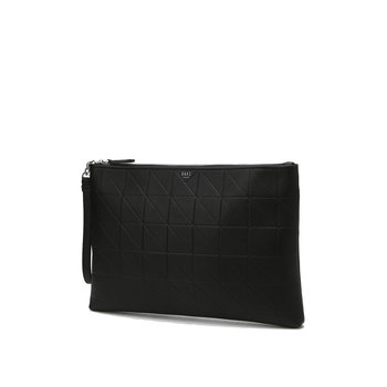 [27SS] [클러치(L-Size)][GRID MAXI][그리드 맥시] 블랙 그리드 패턴엠보 소가죽 DBBA75279BK