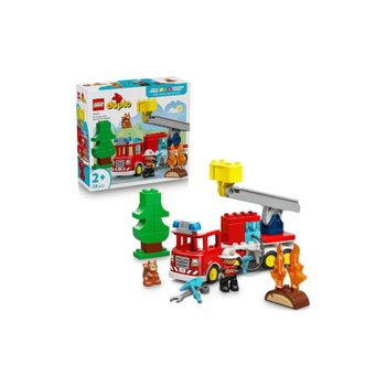 [해외] 레고(LEGO) 듀플로 소방차와 소방관 장난감 세트 1.5세 이상 남녀 어린이 생일 선물 블록 10473