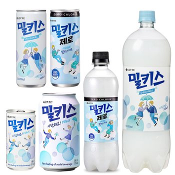 밀키스 밀키스제로 6종 250ml 340ml 500ml 1.5L