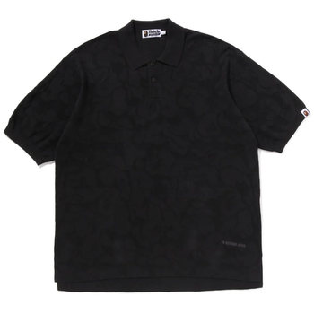 [해외] 베이프 반팔티 SOLID CAMO JACQUARD RELAXED FIT POLO SHIRT 1M30-112-303