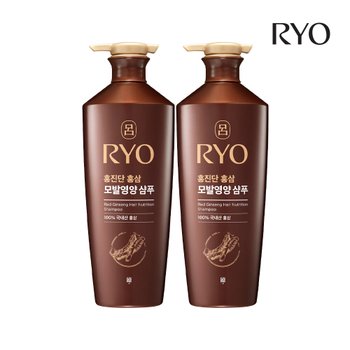 려 홍진단 홍삼 모발영양 샴푸 820ML X 2