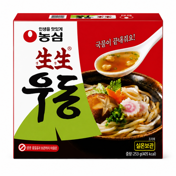 농심 생생우동봉지(카톤) 253g X 20 X 1 (20개입)