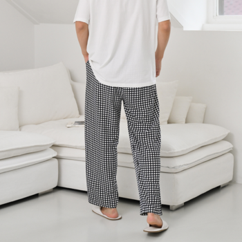 팰리스 체크 남성 커플잠옷 파자마바지