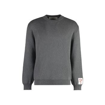 [해외] 25SS 골든구스 로고 코튼 라운드넥 스웨터 GMP00841P000662 60304 grey