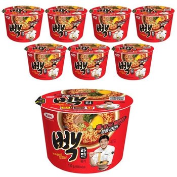 더본 <b>빽</b><b>라면</b> 용기 110g 8개 (53256156)