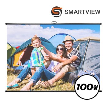 [스마트뷰] J-JM100W 미니빔스크린  100형 ( 2.0m x 1.5m)