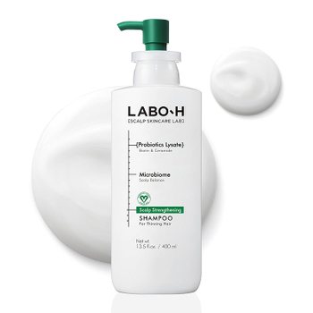 [해외] LABO-H 공식 실험실 두피 지원 클리닉 샴푸 400ml 스컬프 케어 비 실리콘
