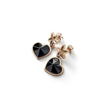 [해외] Baccarat 우먼 Etoile De Mon Coeur Bo Tiges Vermeil Cristal Noir 2812901 704343
