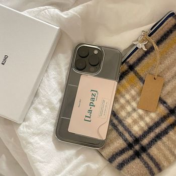 인사이드 투명 카드포켓 PC하드 케이스 핸드폰 휴대폰 예쁜 이쁜