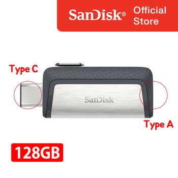 USB 메모리 SDDDC2 울트라 듀얼 C타입 OTG 128GB 128기가 USB 3.2 Gen1 콤펙트한 드라이브