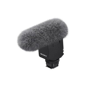 [해외] SONY(소니) 카메라용 마이크 샷건 마이크로폰 가변 지향성 윈드스크린 포함 ECM-B10