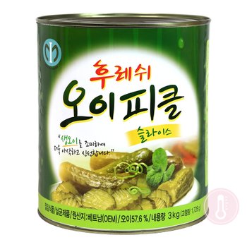 일미 후레쉬 오이피클 슬라이스 3kg-캔