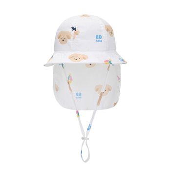 [블루독베이비] 도기 화섬 목덮개모자 (46314-801-07)