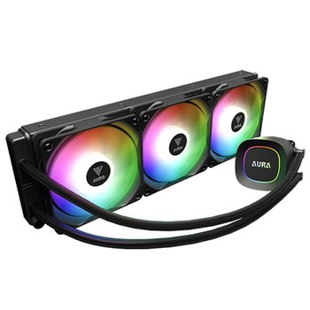 겜디아스 AURA GL360 LITE CPU수랭쿨러 블랙 한미마이크로닉스