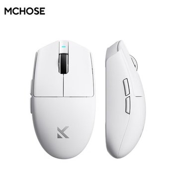 [해외직구]마이콩 MCHOSE G3 V2 PRO 무선 블루투스 경량 게이밍 마우스 3모드 화이트