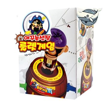 해적 테마 룰렛 게임기 어린이용 복불복 오락기