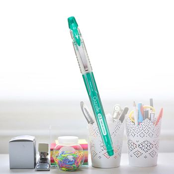 볼펜 멀티펜 필기구사이트 가젤 펜 1다스 애플민트 필기구사이트