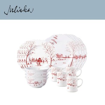 [해외] 줄리스카 컨트리 이스테이트 Country Estate 16pc Setting - Winter Frolic (1set / 16pc)