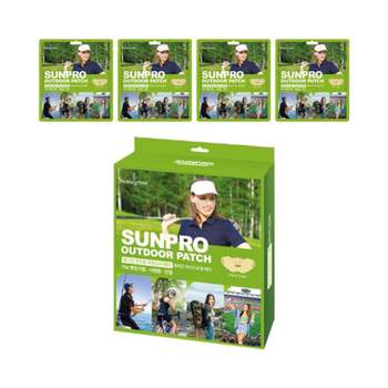 뷰그린 썬프로 아웃도어 패치 4매입 귀걸이형 골프 낚시 등산 자외선차단 썬패치 낚시썬패치