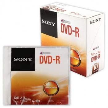소니 정품 공디브이디 16배속 DVR DVD-R 빈 공 10P 디브이디 DVDRW 공디브이디공미디어 공DVD
