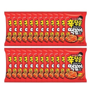 해태 신당동떡볶이 110g 24개 1Box 사무실 과자 (W6C9A59)