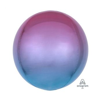 PWM - DK 오브옹브레은박풍선(핑크퍼플블루)생일