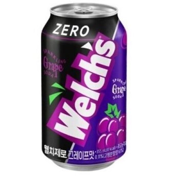 농심 웰치 제로 그레이프맛 355ml 96개입(4박스)_22798749