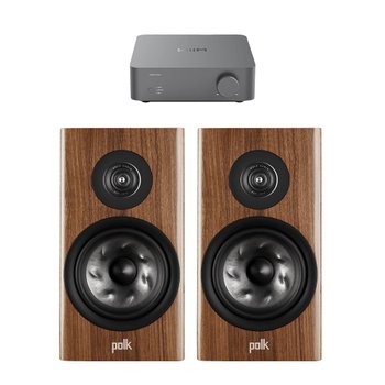 WiiM(윔) Vibelink Amp + 폴크오디오 R200 오디오 스피커