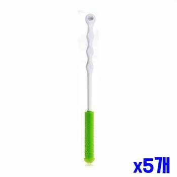 슬림 OOQ640T0 디자인 실리콘 페트병 브러쉬 긴막대형 x5개 솔