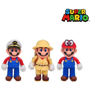 밤나무 슈퍼마리오 4인치 오디세이 3팩 장난감 역할놀이 소꿉놀이 선물 어린이