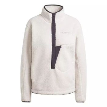 하이 플리스 풀오버 스셔츠 여성 119077716