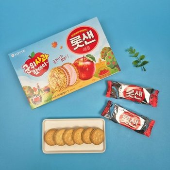 롯데웰푸드 롯샌 애플 315g / 군위 사과