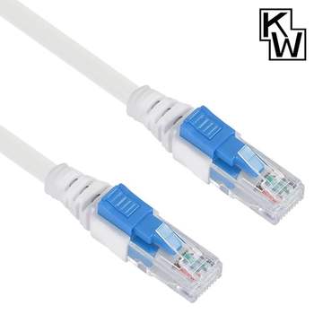 KW 456TYP08 KW603S CAT.6 UTP 기가비트 보안 랜 케이블 3m