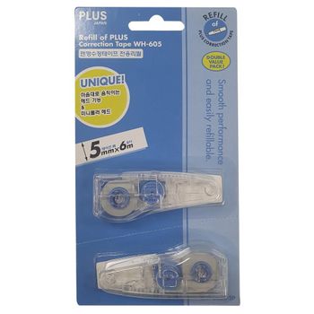 펜맥스 수정테이프 리필 WH-605R-2P(5mm) 10EA