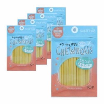 The K pet (국산) 덴탈껌 츄로스 (글루코사민) 60g x 5개 - pb