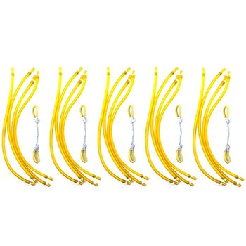 [해외] 미친 워 울프 - 위룡 DIY 슬링 샷 화합물 활 파칭코 볼 교체 고무 모든 액세