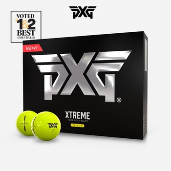 PXG 익스트림 투어 골프공 옐로우 3피스 12구 2026