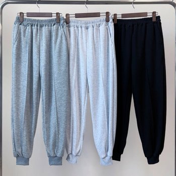 빅사이즈바지 X120L601 원핀턱라인쭈리팬츠 NM