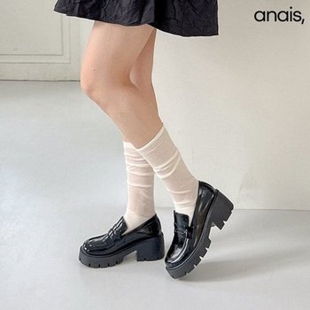 클래식 통굽 페니로퍼 6cm_25S028 [무료배송]