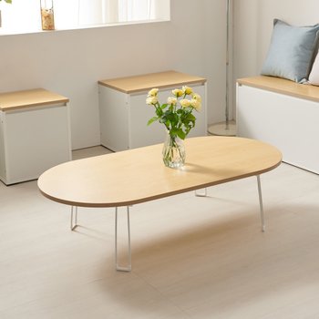 라블리 다용도 접이식 라운드 테이블 1200