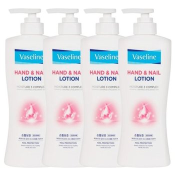 (4개)애경 바세린 핸드 앤 네일 로션 450ml