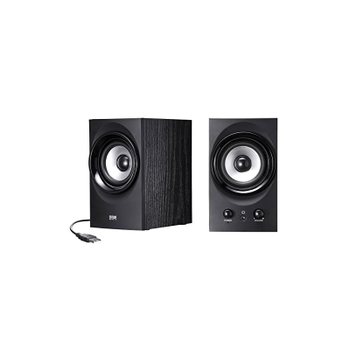[해외] 산와서플라이 하이파워 USB 스피커 25.6W 출력 저음 강화 패시브 라디에이터 블랙 MM-SPU9BK