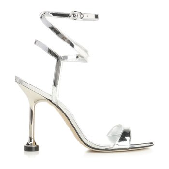 [해외배송] 스튜어트와이츠먼 누디스티니 랩 100 메탈릭 샌들 SM911 SLV